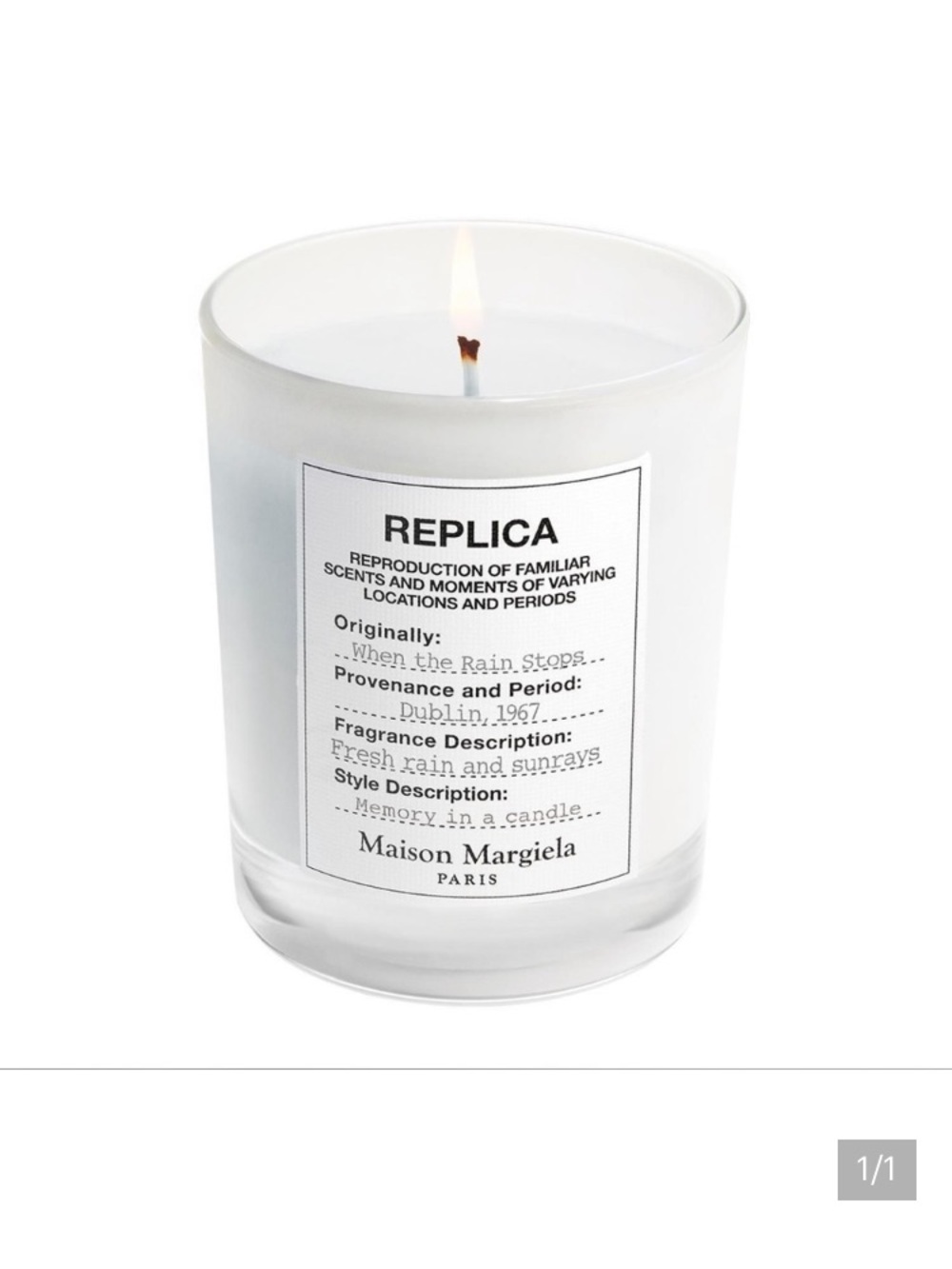 Maison Margiela Paris “REPLICA” Scented Candle